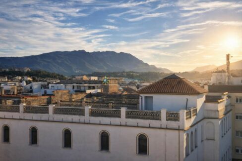 Atardecer en la costa mediterránea