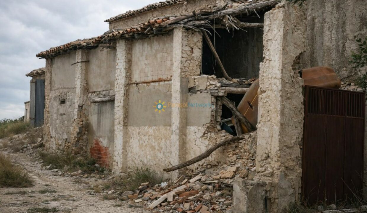 Casas abandonadas en ruinas