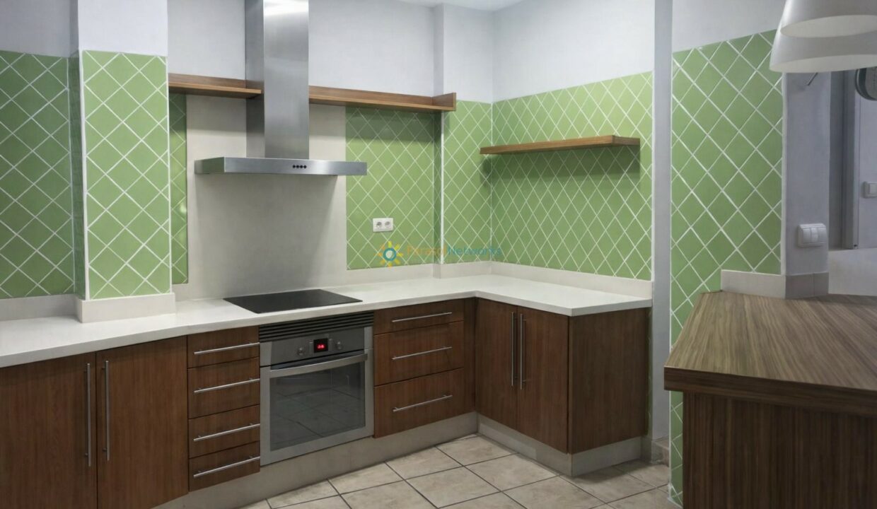 Cocina moderna con detalles elegantes