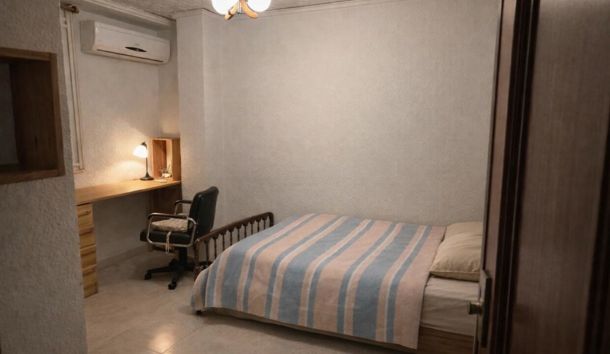 Habitación acogedora con detalles vintage