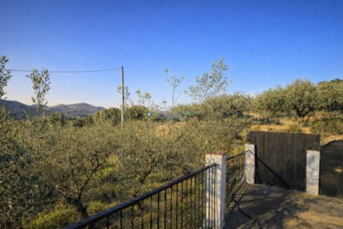 Paisaje mediterráneo desde una terraza