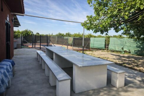 Patio al aire libre con pergola