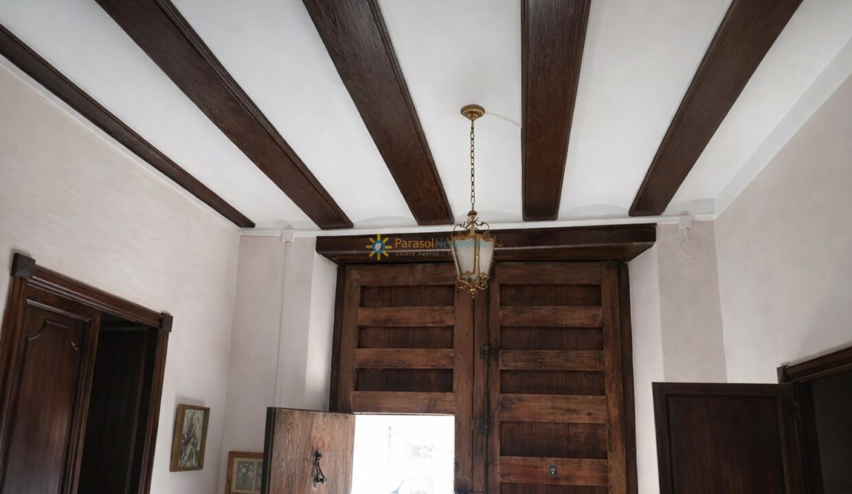 Puertas de madera y luz vintage