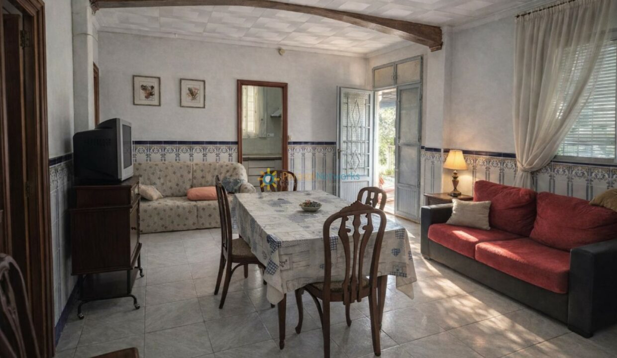 Salón tradicional con toques modernos