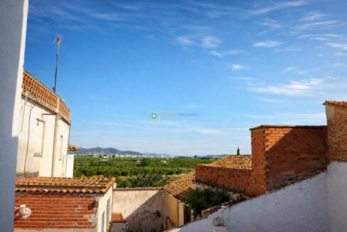 Vista desde el techo del pueblo
