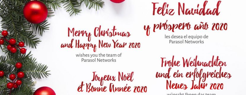 Joyeux Noel Et Bonne Annee Parasol Networks